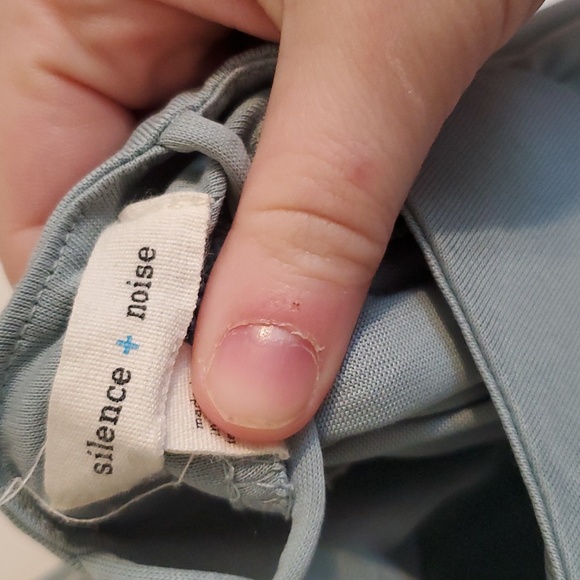 Silence and Noise bluish green spaghetti strap Romper - Picture 8 of 10